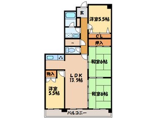 ベルトピア新居浜の物件間取画像